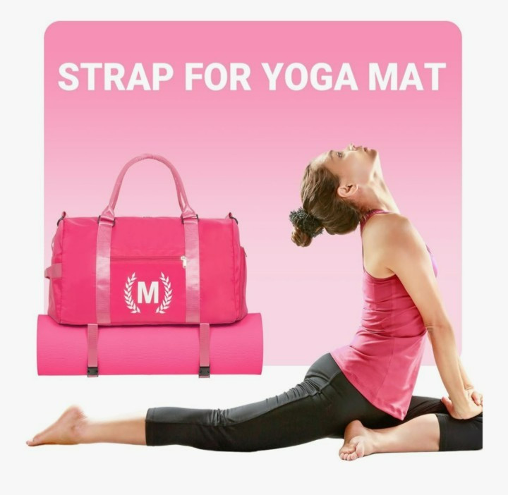 Green Duffle bag with "C"