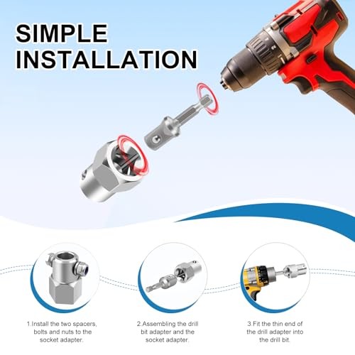 Trailer Jack Adapter, Suitable for Upgraded Top Wind Trailer Jack Handle
