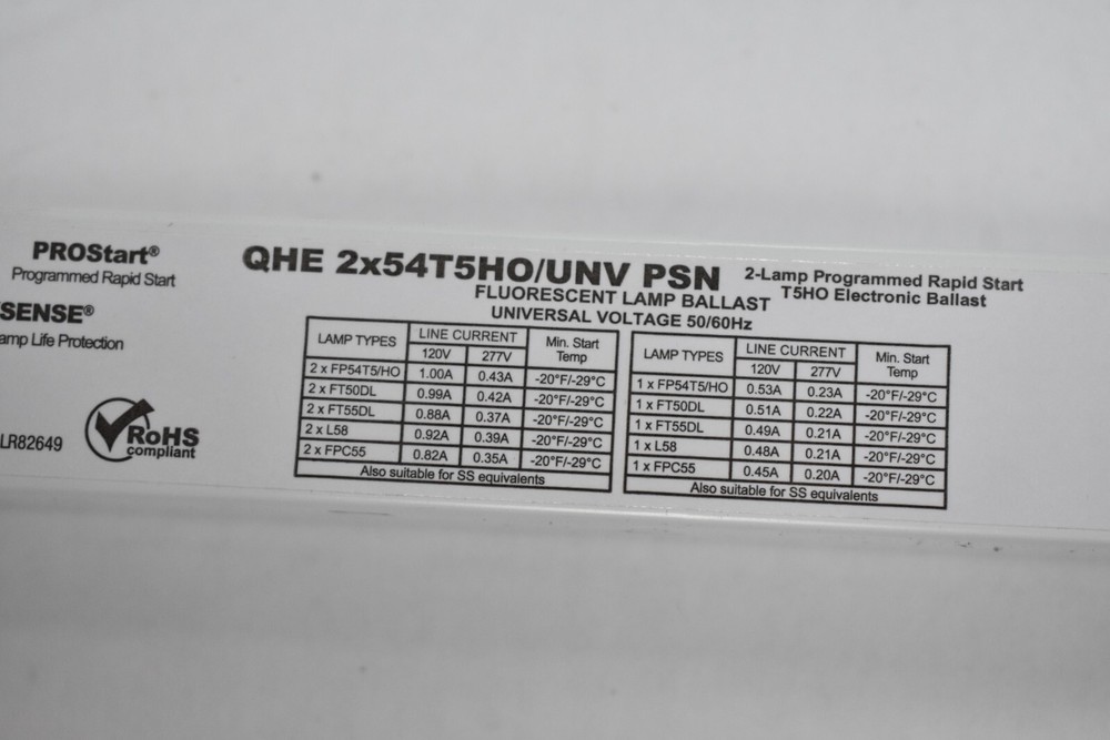 OSRAM QuickTronic 2 Lamp Programmed Rapid Start T5HO Electronic Ballast
