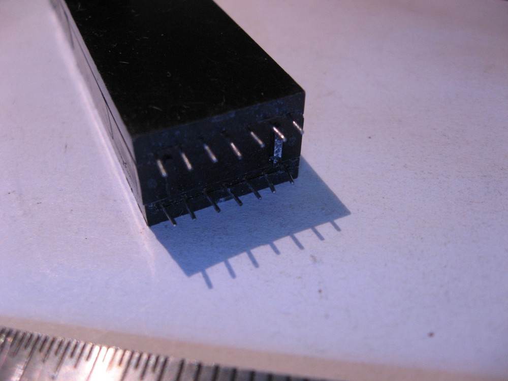 113P826 Texas Instruments 14-Pin DIP Display Riser Connector - USED PULLS Qty 3