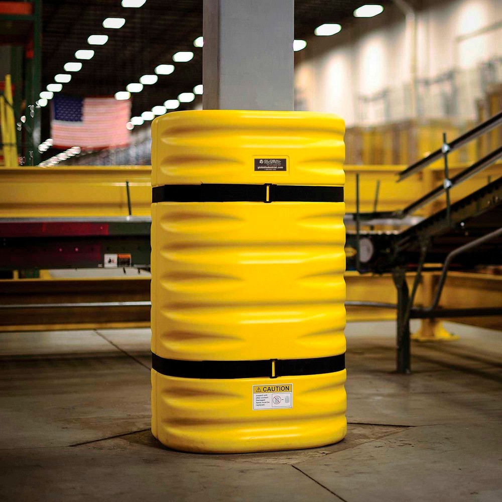 42"H x 24"W Column Protector 12" Column Opening Yellow