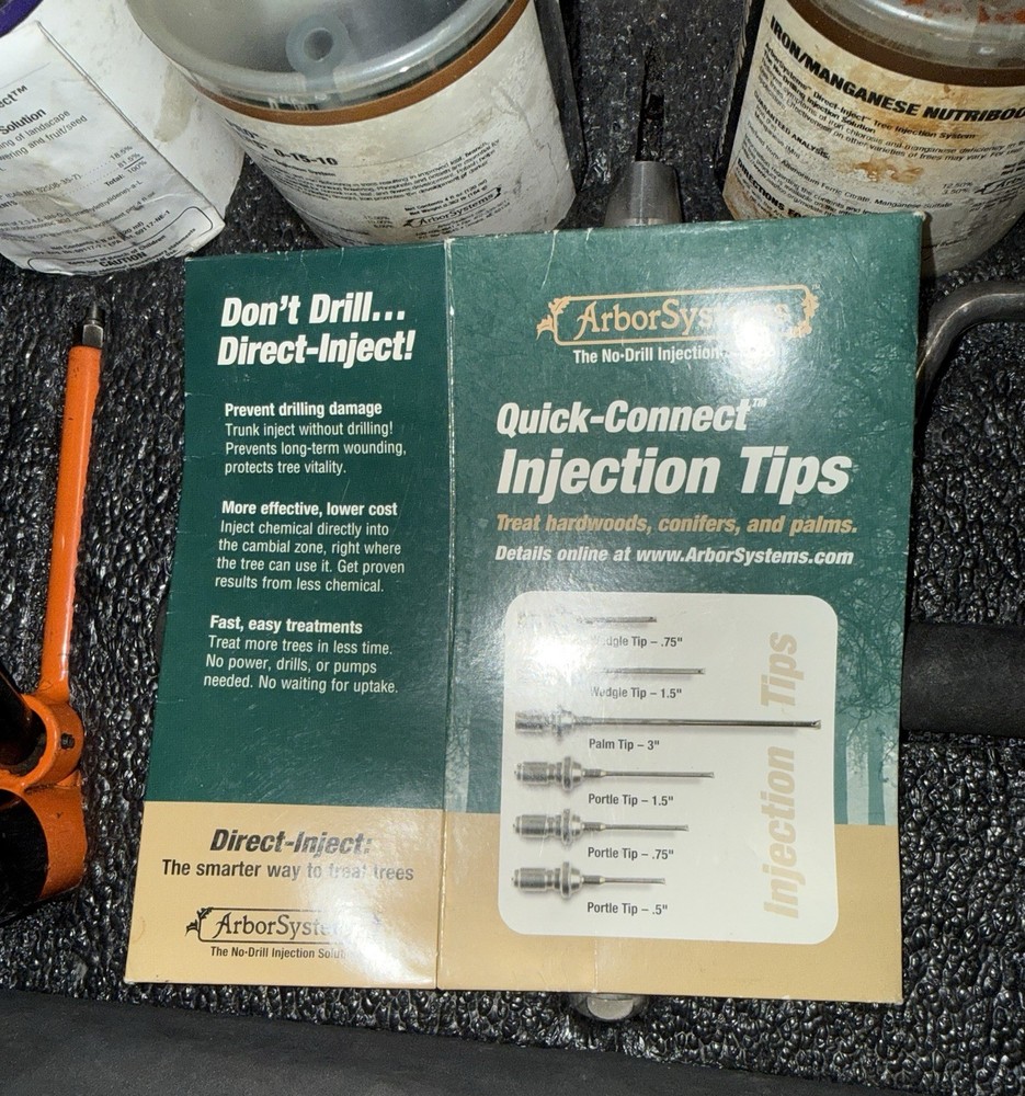 ArborSystems Wedgle Direct-Inject Tree Injection Kit w/ Case & Solutions
