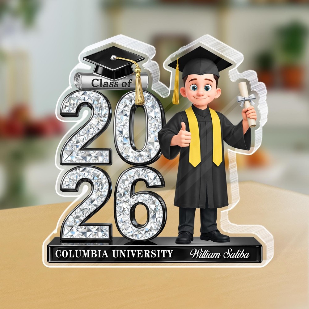 Personalized Graduation 2026 Acrylic Plaque Custom Name Keepsake Gift