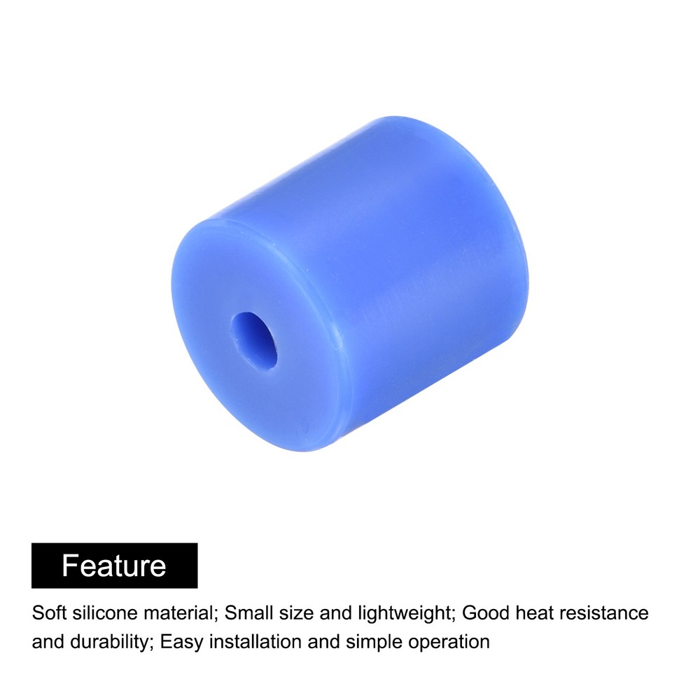 12Pcs Silicone Bed Mounts Leveling Column Silicone Buffer 16mm Blue