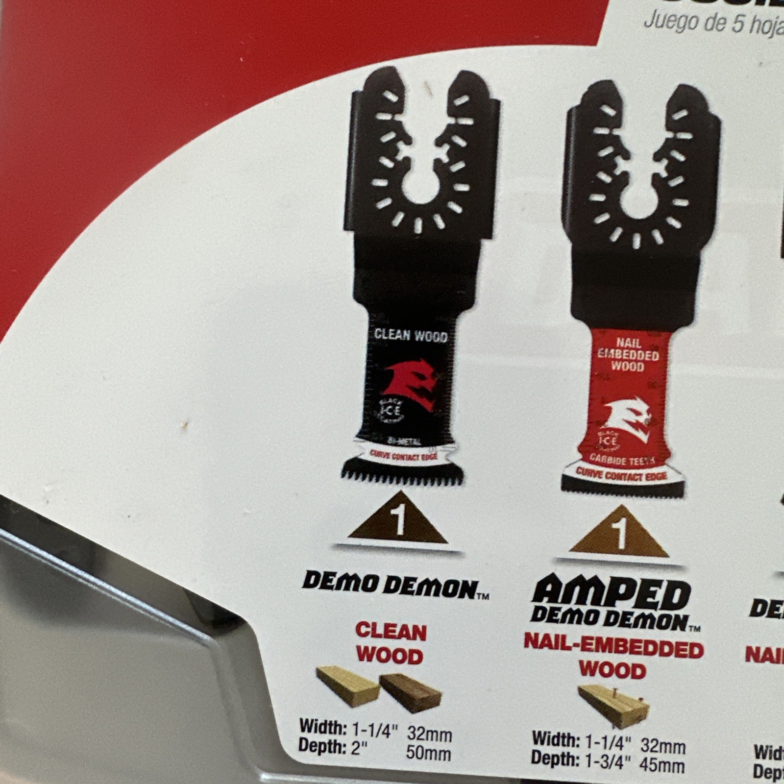 New Diablo Swiss Universal Fit Wood & Metal Oscillating Blade Set 5pc DOU5SPC