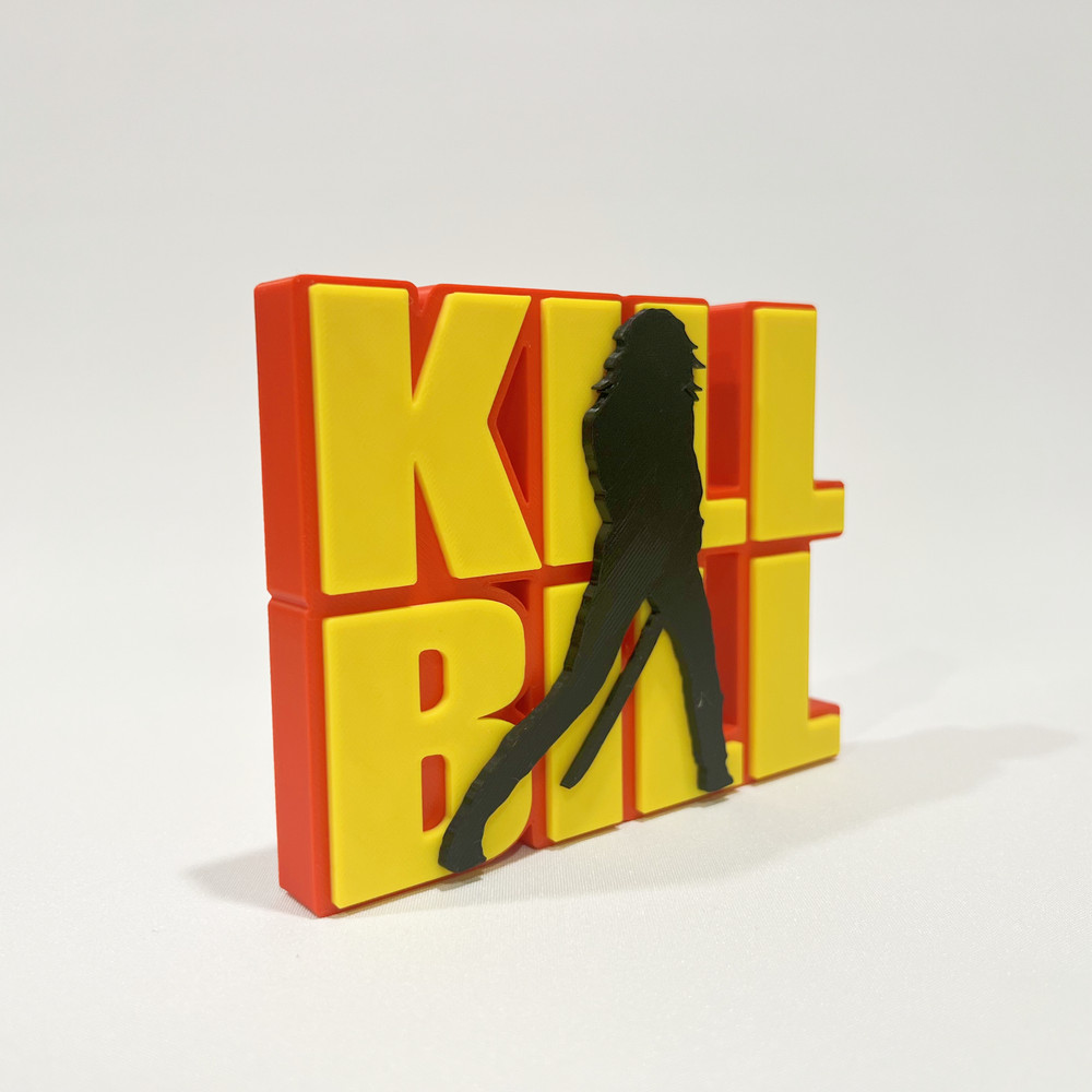 KILL BILL 3D Logo Display Self Standing