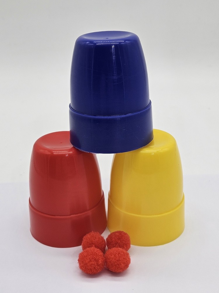 Magic Trick - Cups and Balls Close-up Table Tricks MA1