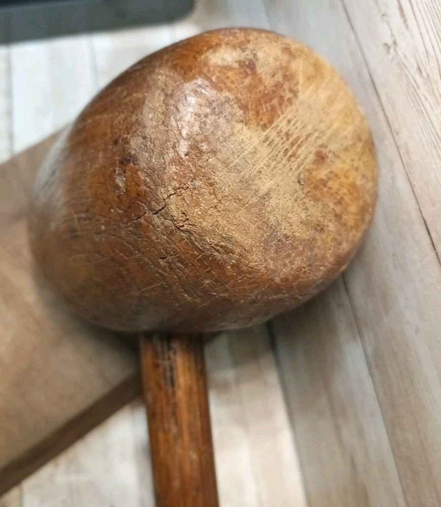 Primitive Solid Wood Mallet 18x6 28oz