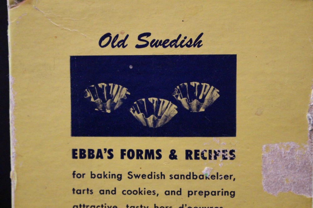 Vintage Bakeware - Old Swedish Mini Tart Baking Forms - Ebba's Forms and Recipes