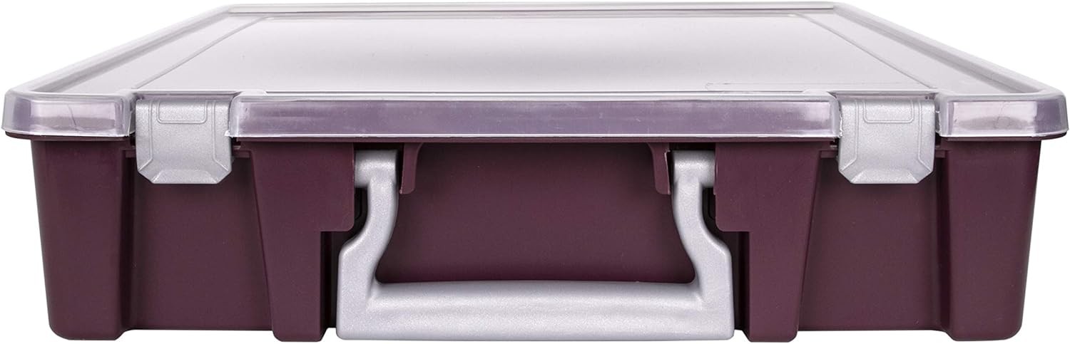 ArtBin Designs 6955ABP Super Satchel 1 Compartment, Plum