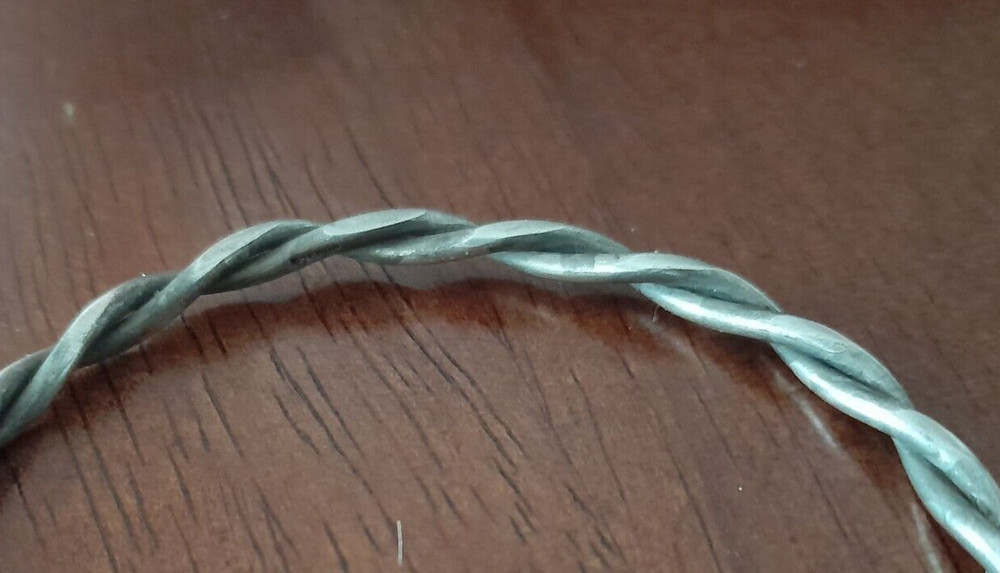 VINTAGE c1970's SOLID .925 STERLING SILVER BANGLE 14grm #A30