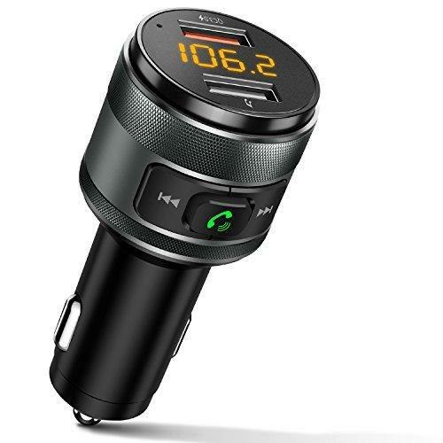 IMDEN Bluetooth FM transmitter for car, 3.0 Wireless Bluetooth FM Radio Adapt...