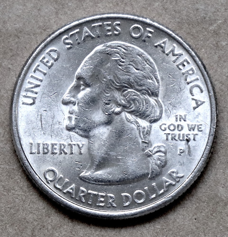 2001 P North Carolina State Quarter circulated
