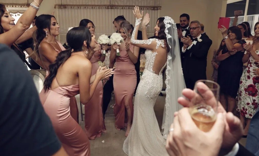 Wedding Mantilla Cathedral one layer bridal Veil lace edge for bride