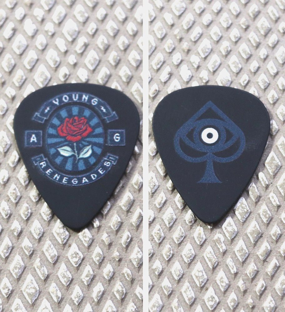All Time Low - Alex Gaskarth Concert Guitar Pick 2017-19 Tour ~ SWMRS waterparks