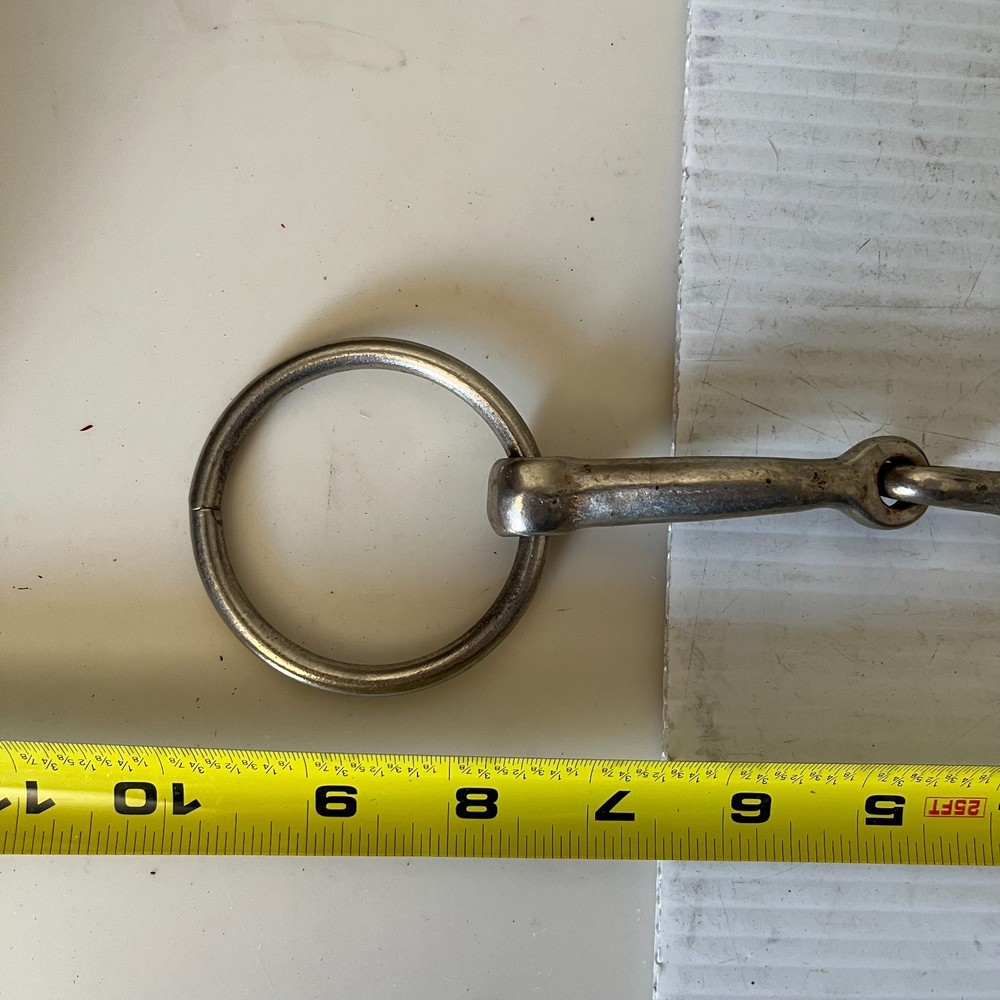 Loose Ring Stainless Steel Snaffle Bit 5in