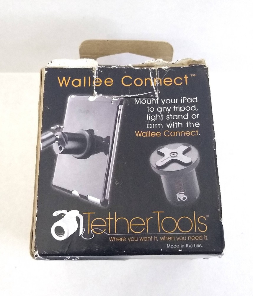Tether Tools Wallee Connect Bracket Black w/ Box Manual