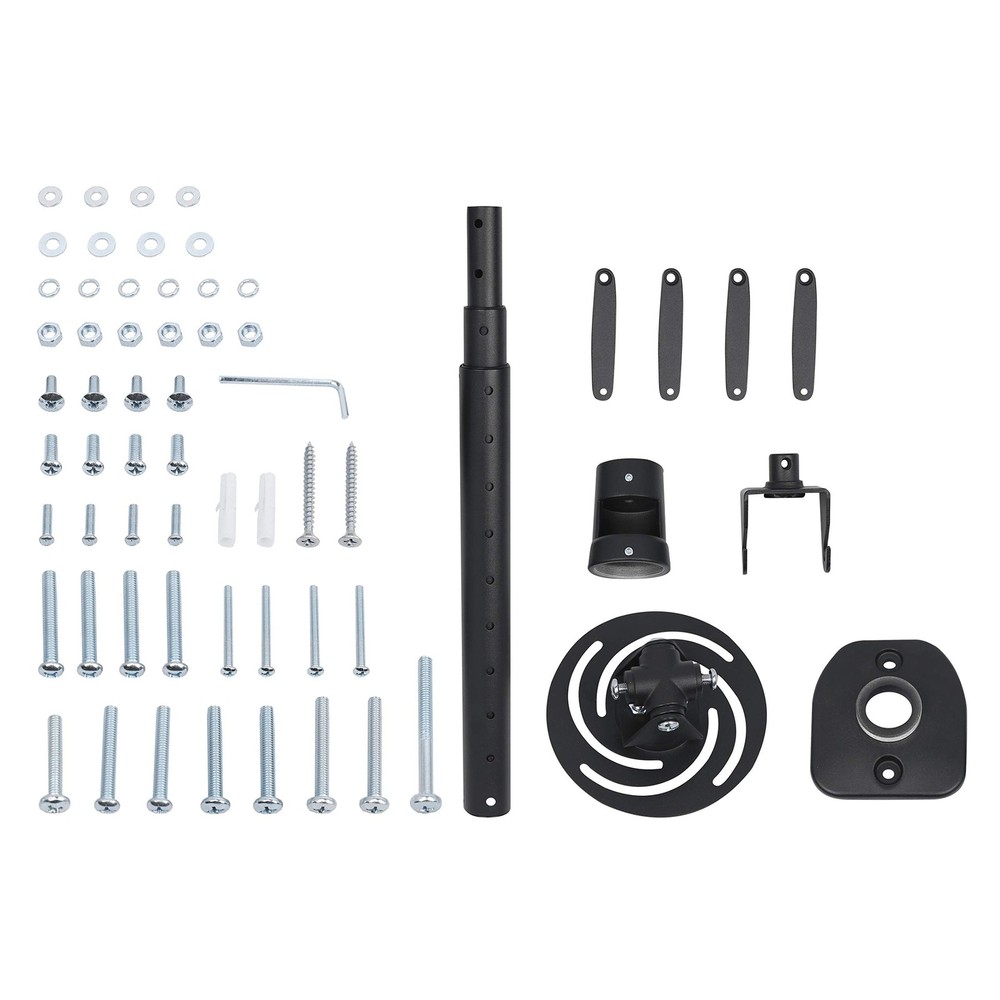 Full Motion Universal Ceiling Projector Mount Bracket with Adjustable Height