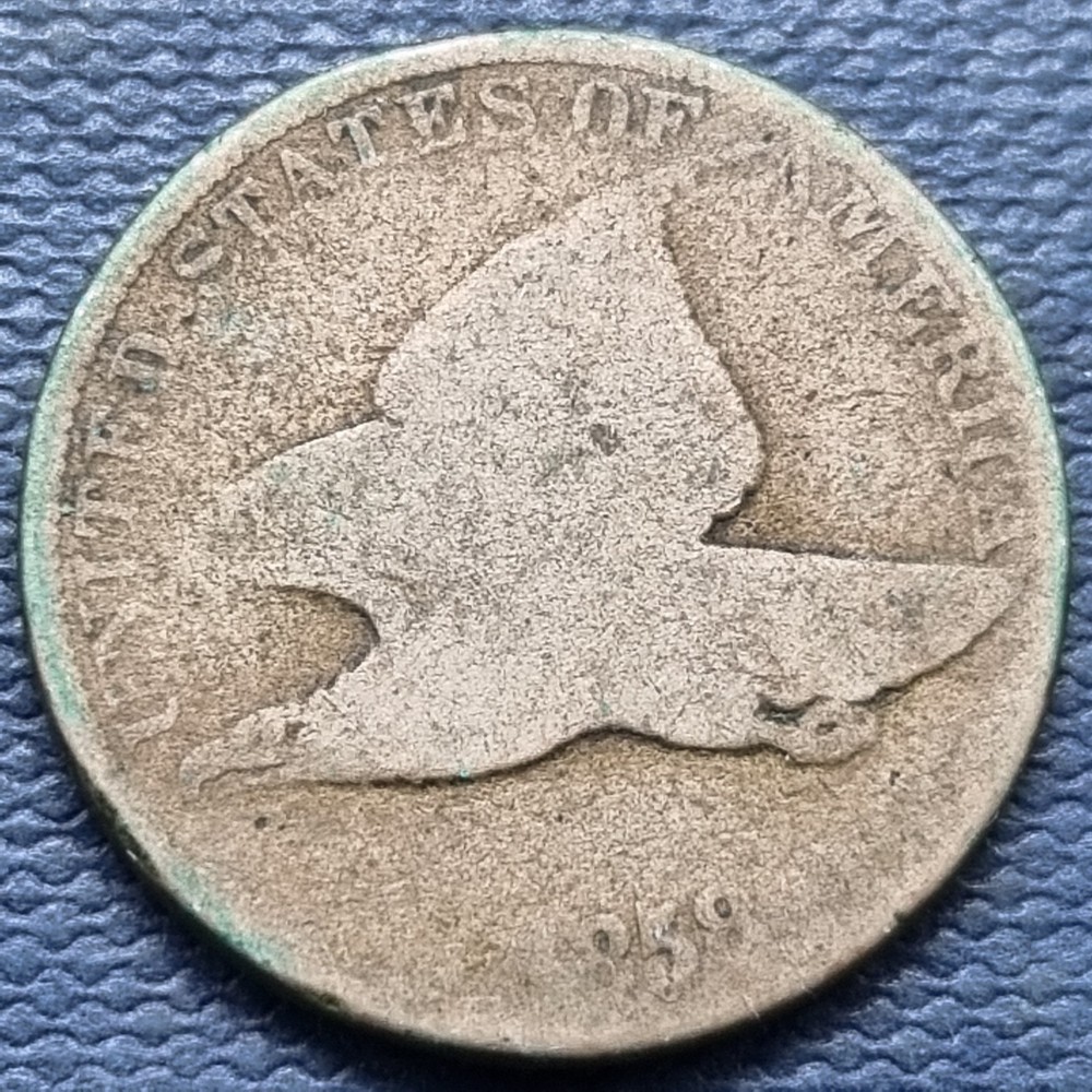 1858 Flying Eagle Cent 1c Circulated #97080
