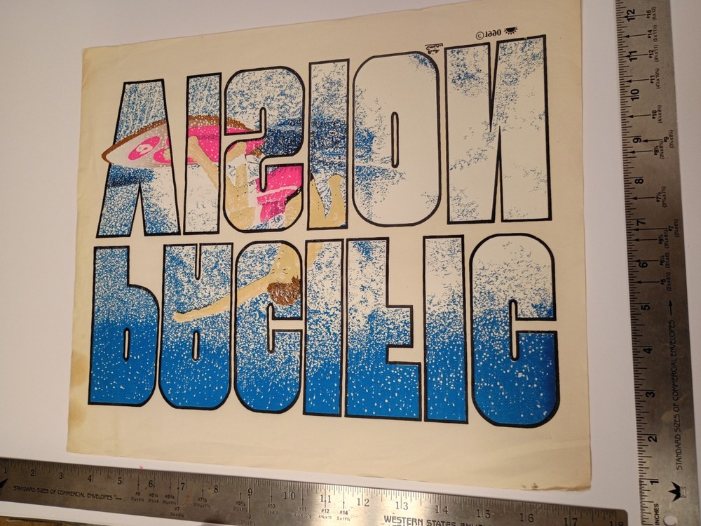 Vintage (Original Bootleg Iron -On  / Heat Transfer) Pacific Vision - NT6