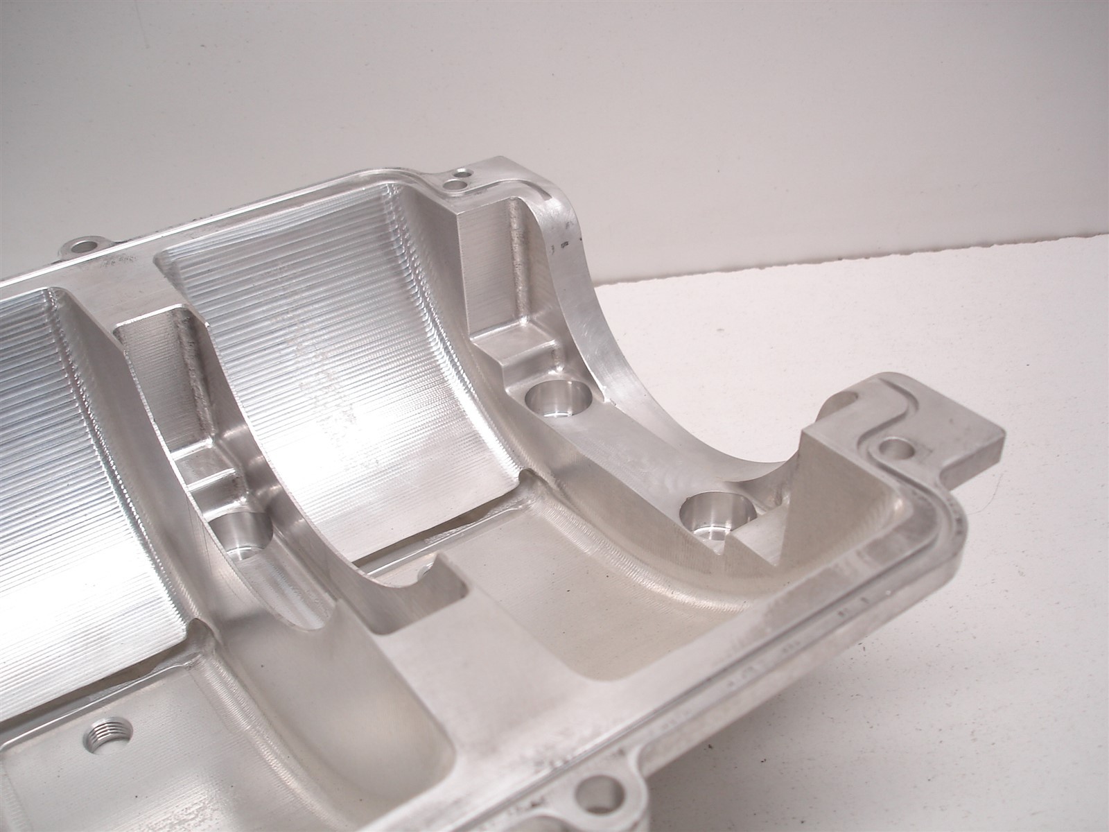 NASCAR BILLET ALUMINUM SEGMENTED GM R07 R07.2 CHEVY DRY SUMP OIL PAN - NO COVER
