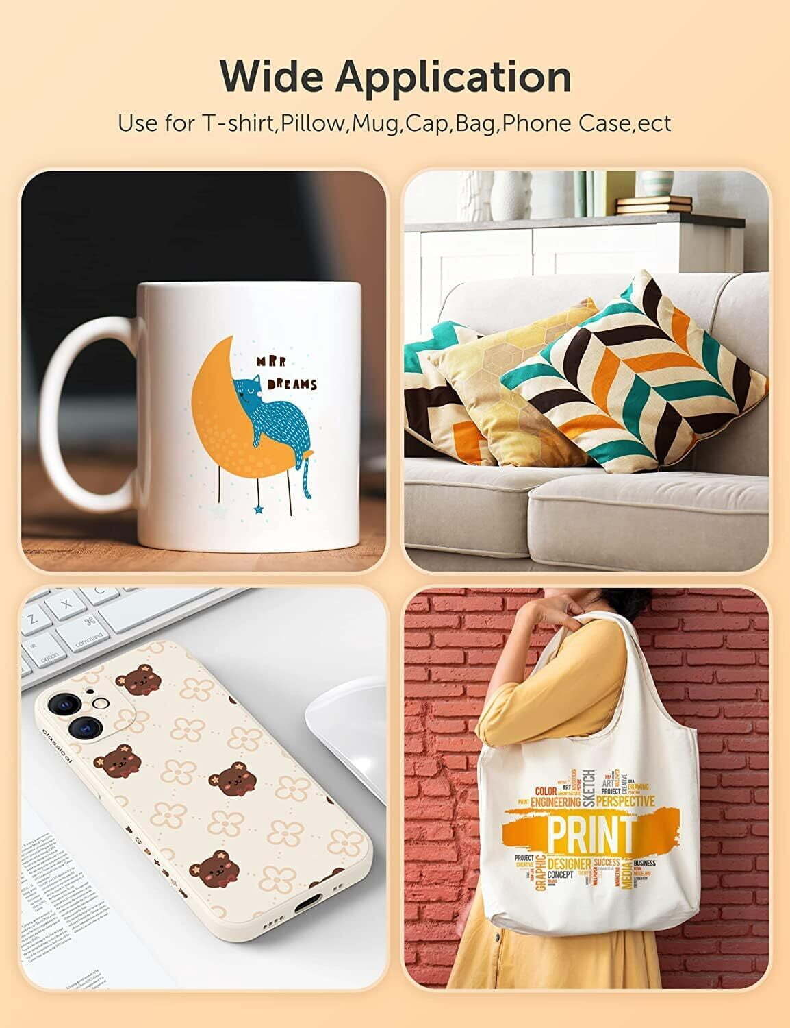 Hiipoo 500ML Sublimation Ink Refill compatible with ET2400 ET2720 ET2760 ET2800