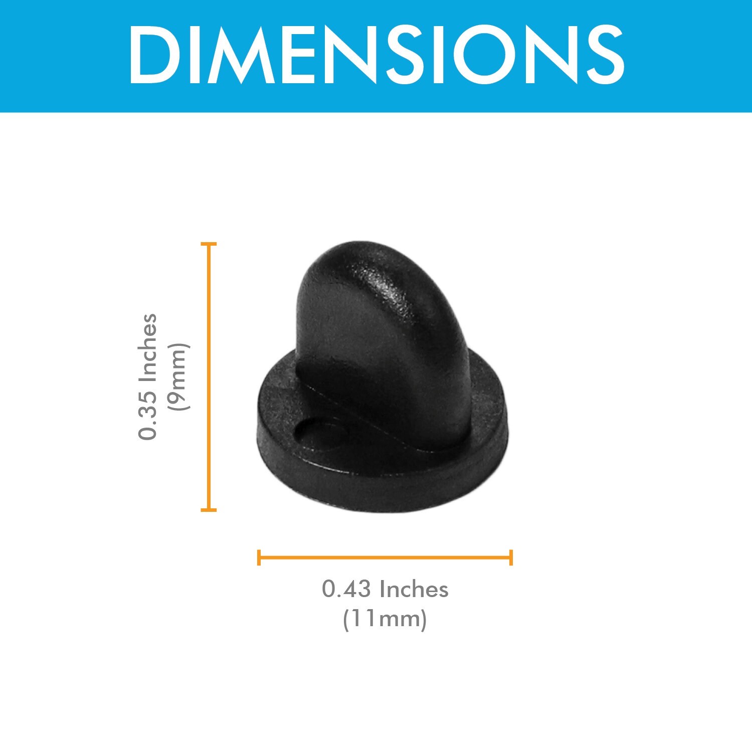 250pc Rubber Pin Backs Black PVC Pin Keepers Pin Cap Replacement Uniform Badges