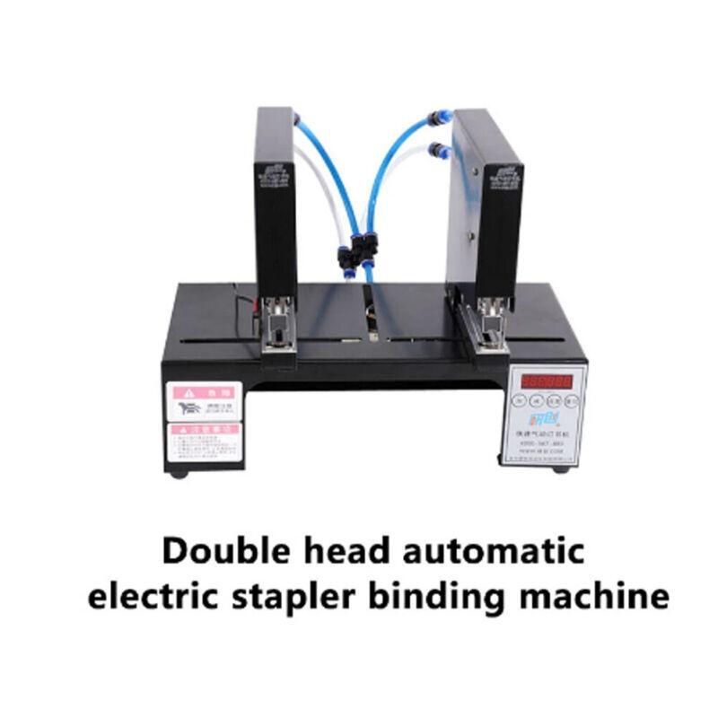 Pneumatic Stapler Double Head Automatic Electric Stapler Binding Machine