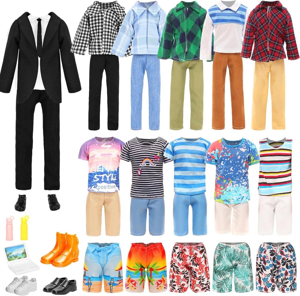 Boy Doll Clothes And Accessories Set