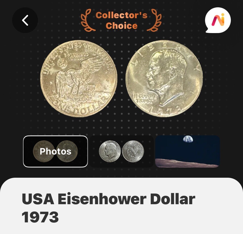 1973-P Eisenhower Dollar - UNCIRCULATED!