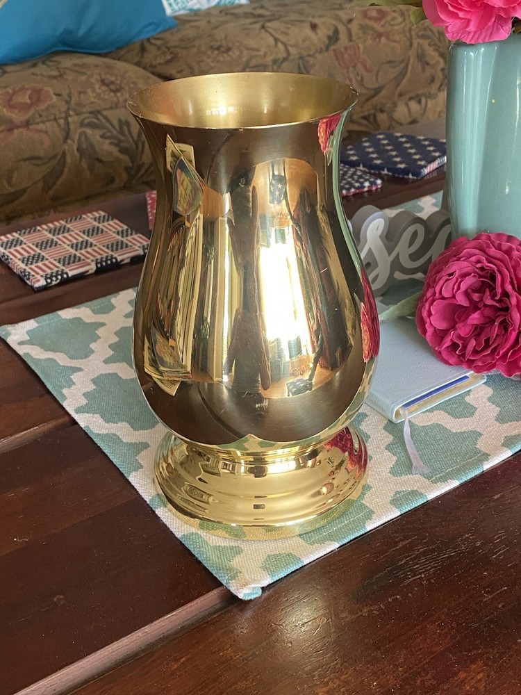 Beautiful Brass  Vase - Never Used!