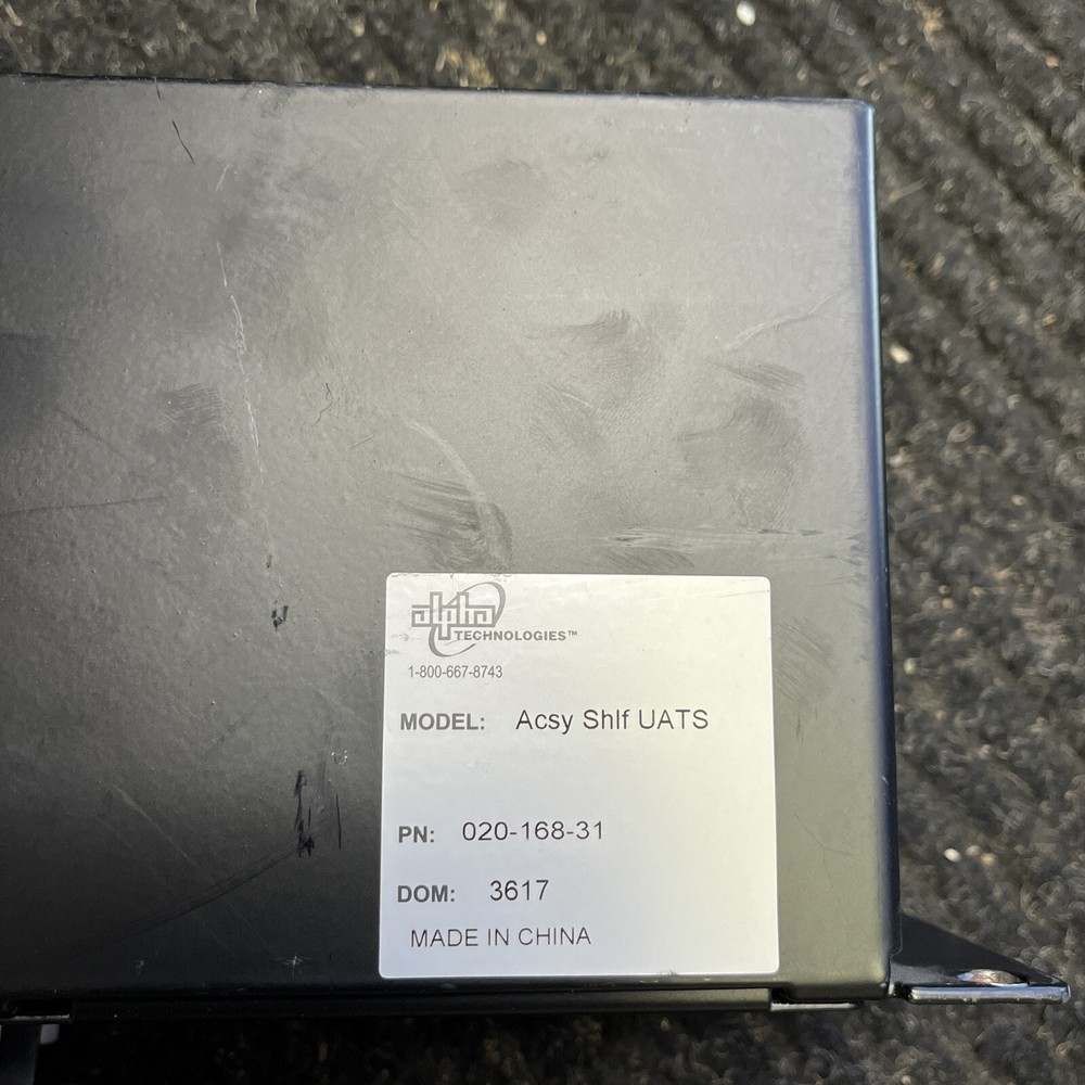 Alpha 020-168-31 Power supply Acc. Shelf Universal Automatic Transfer Switch