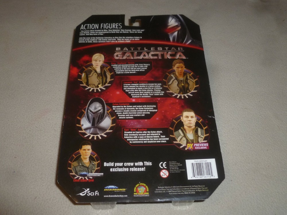 NEW FIGURE BATTLESTAR GALACTICA CYLON CENTURION DIAMOND SELECT COMIC CON 2008