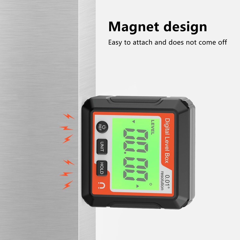 Digital Level Angle Gauge Meter Magnetic Electronic Level Angle Finder Tool