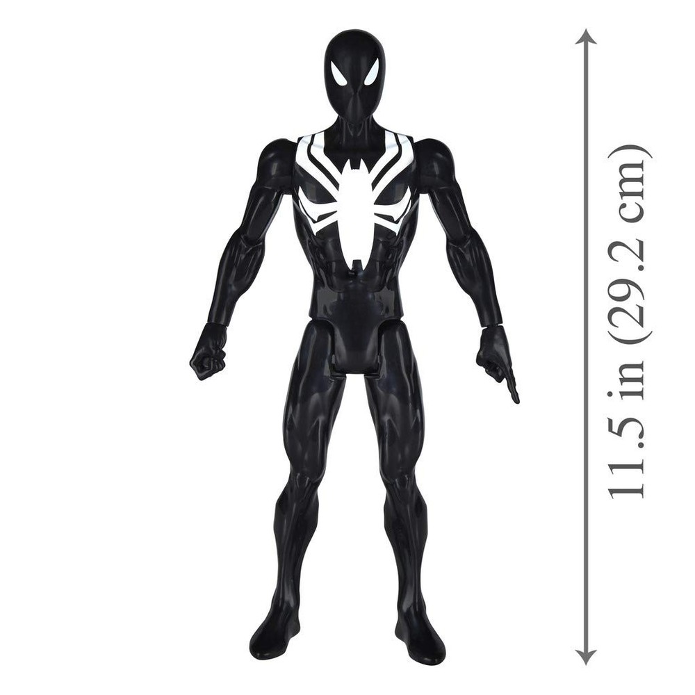 Spider-Man Titan Hero Series Web Warriors: Black Suit Medium,