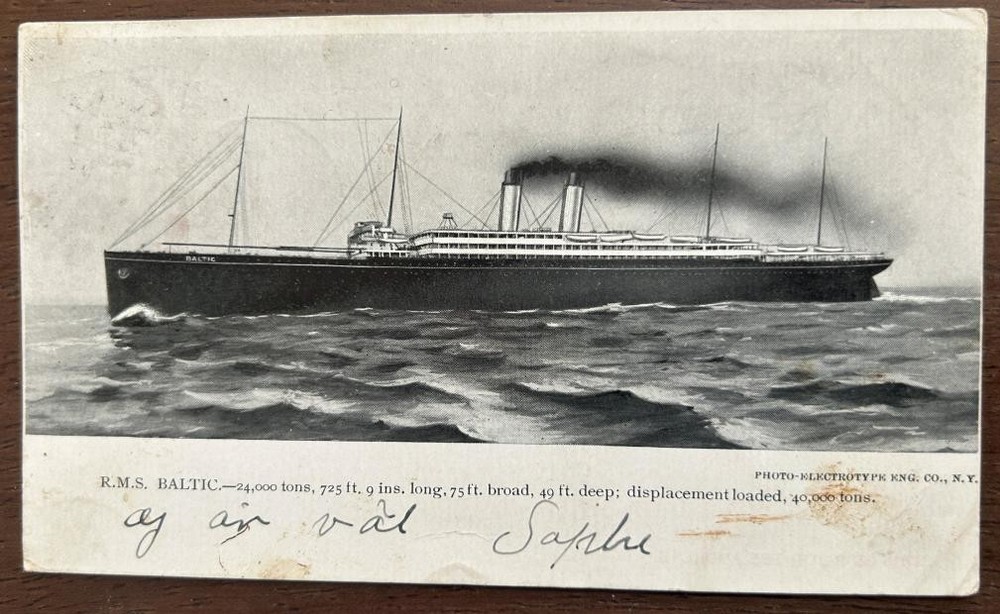 BALTIC (White Star) Statistics - 1908