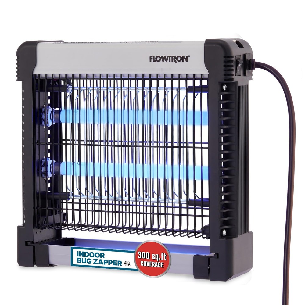 Flowtron Indoor Bug Zapper – 3000V with 300 Sq Ft Coverage