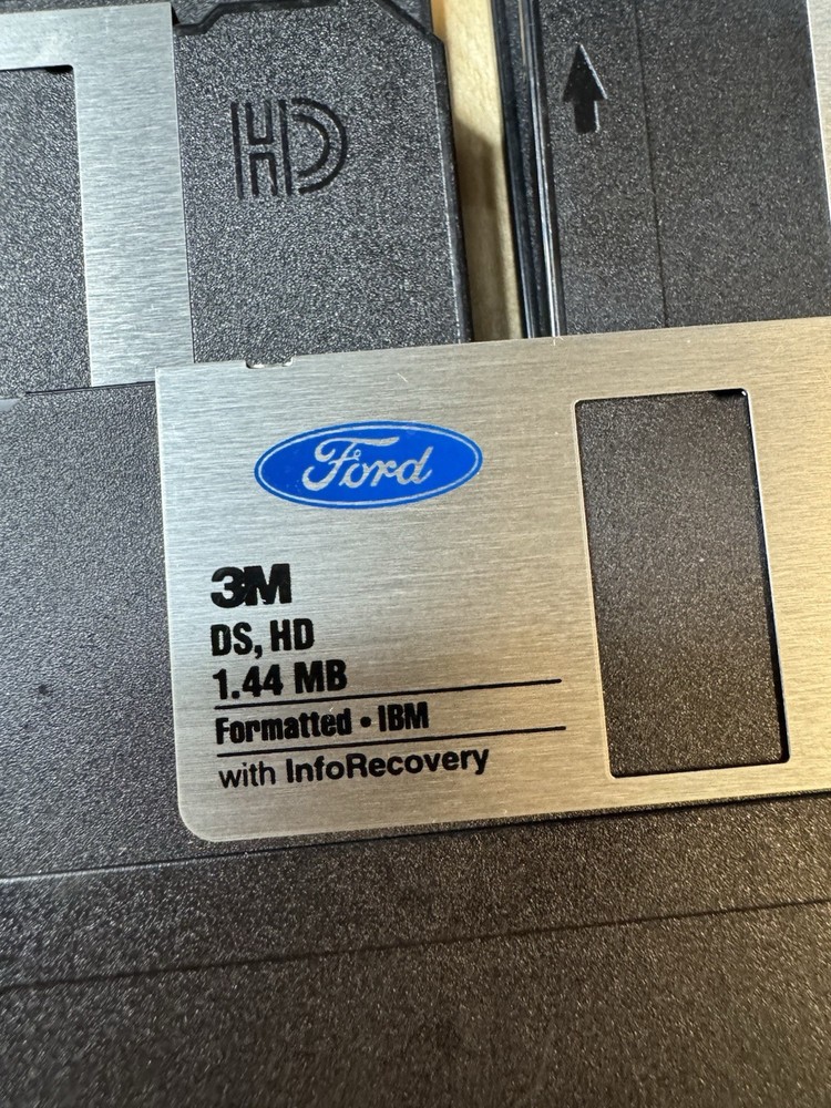 Ford Branded Floppy Disk Diskettes 3.5” High Density HD DS