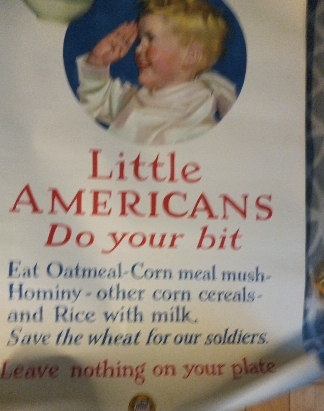 WWI U.S. poster Little Americans Do Your Bit Home Front