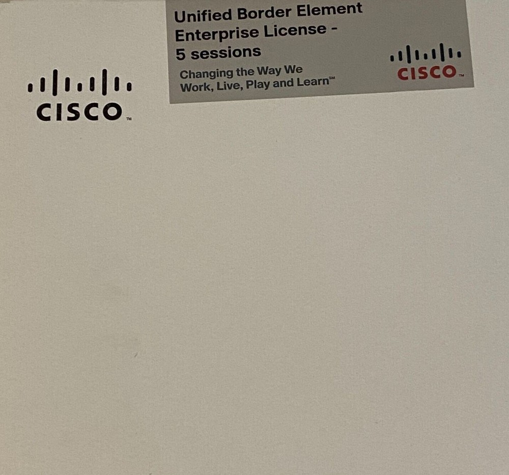 Cisco Unified Border Element Enterprise 5 Sessions