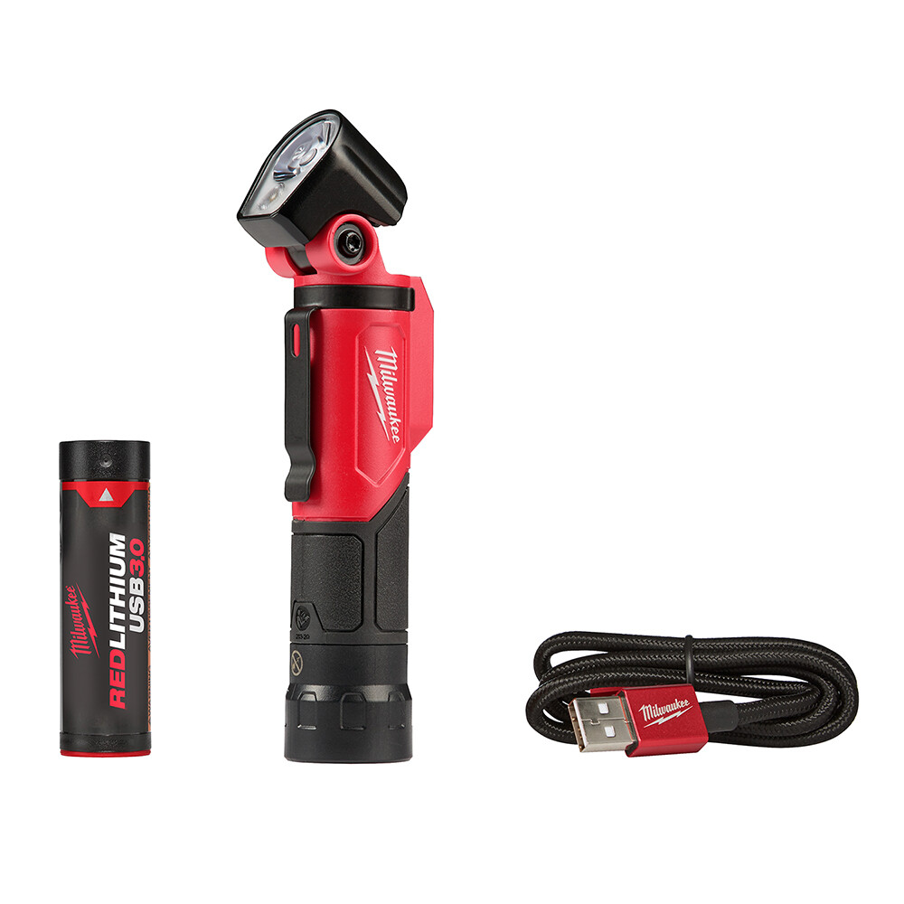Milwaukee 2113-21 REDLITHIUM USB Rechargeable Pivoting Flashlight