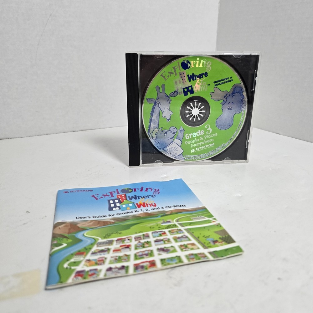 User's Guide For Grade 3 Exploring Where & Why Education CD ROM WIN 95/MAC