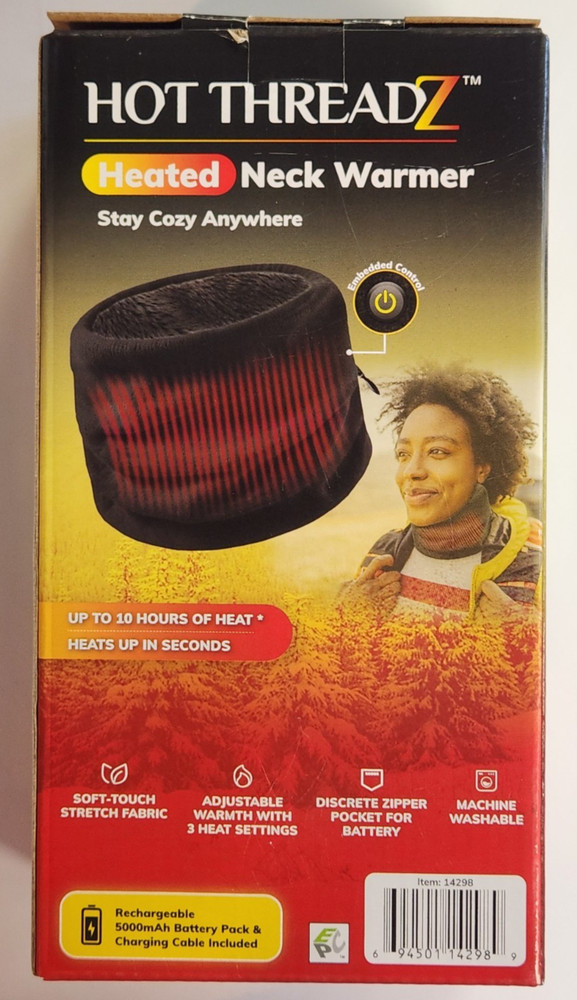 Hot Threadz Heated Neck Warmer Rechargeable