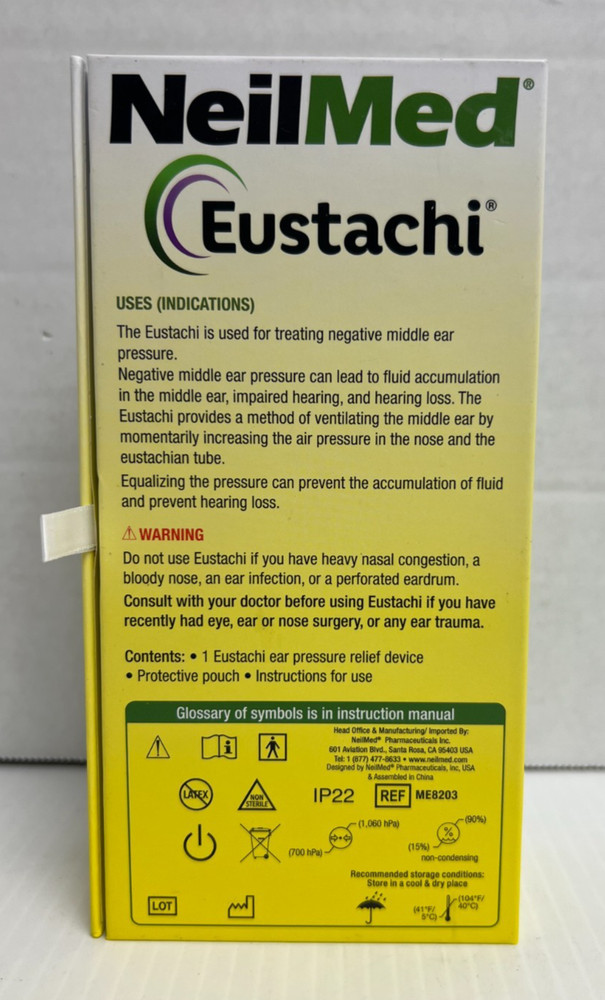 NeilMed Eustachi Pop Blocked Ear Safely