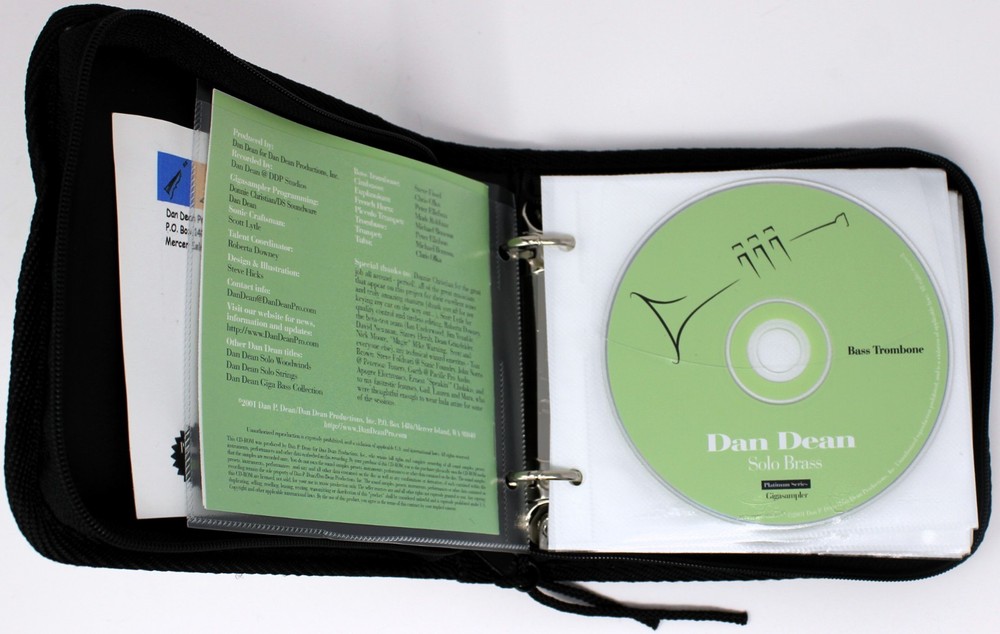 Dan Dean Solo Brass Gigasampler Format Sound Library/Sampling 10 CD Set
