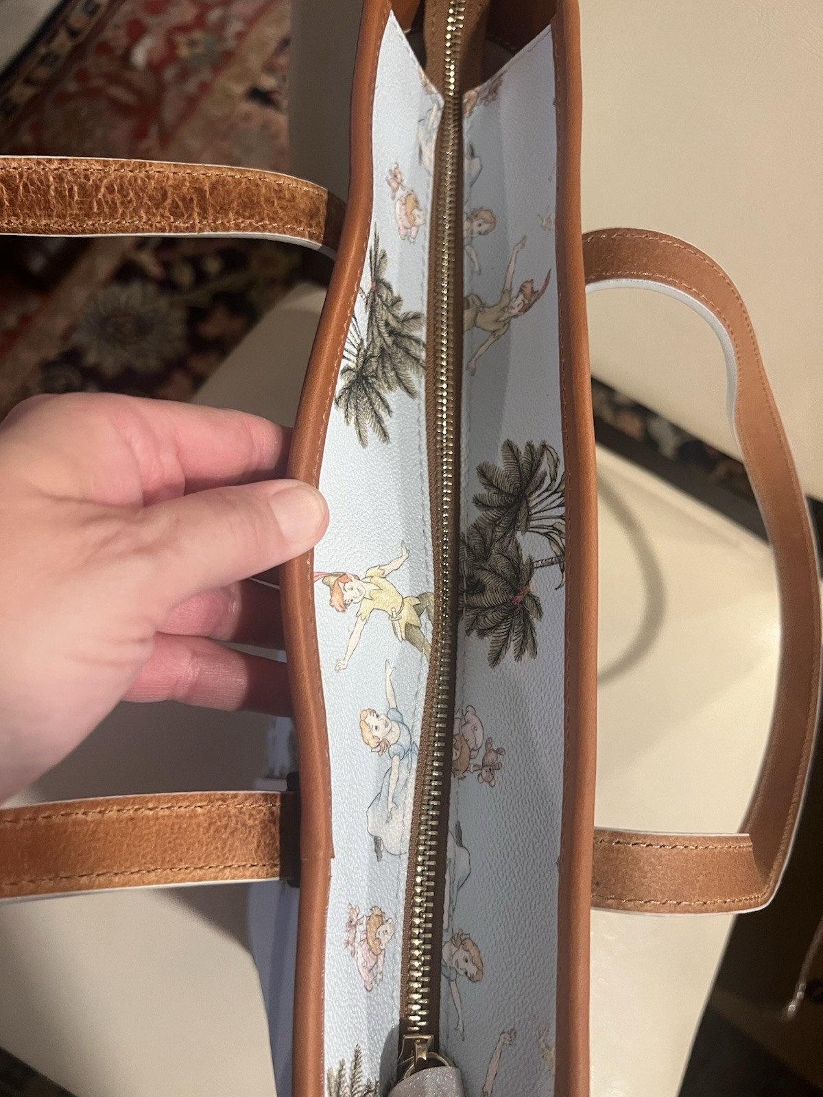 Disney Dooney & Bourke Peter Pan Tote NWT