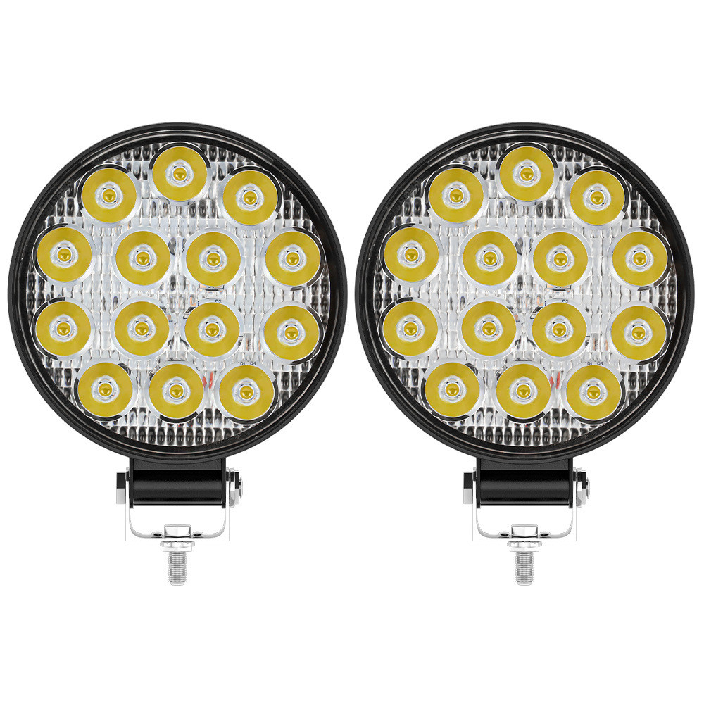 Fit for LED Forklift Front Light 12V Loader Headlight Excavator 4'' Work Light