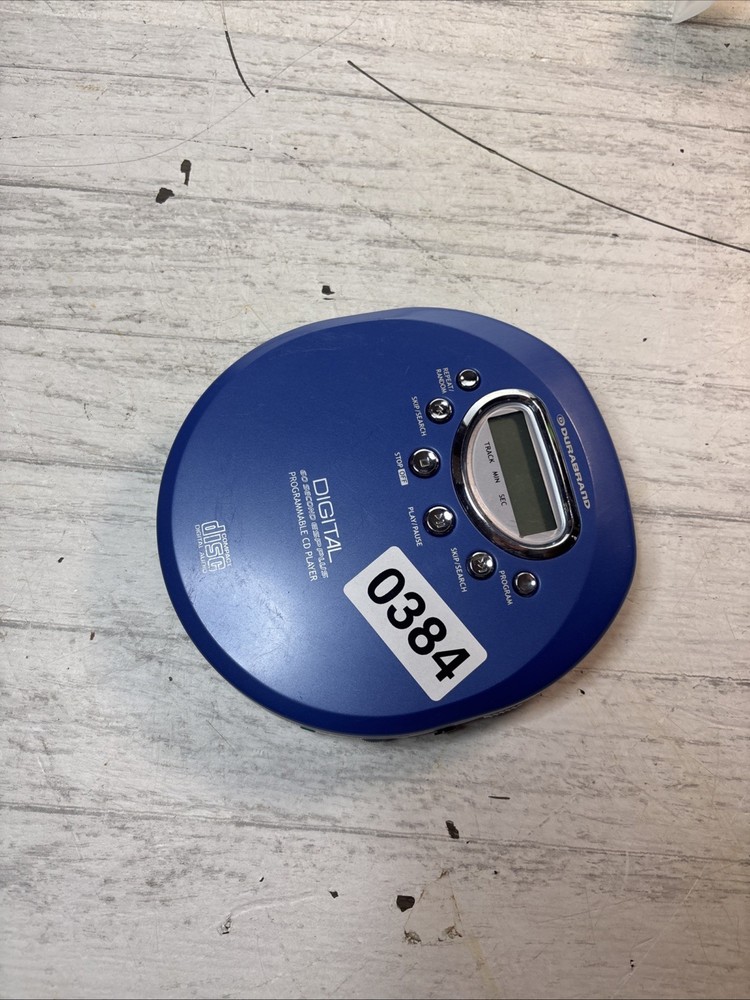 Durabrand Model CD-85 CD Player Tested Working Blue