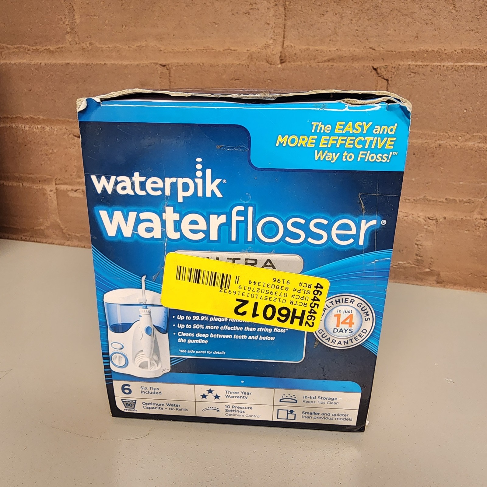 Waterpik Water Flosser Ultra White Model: WP-100W (W)