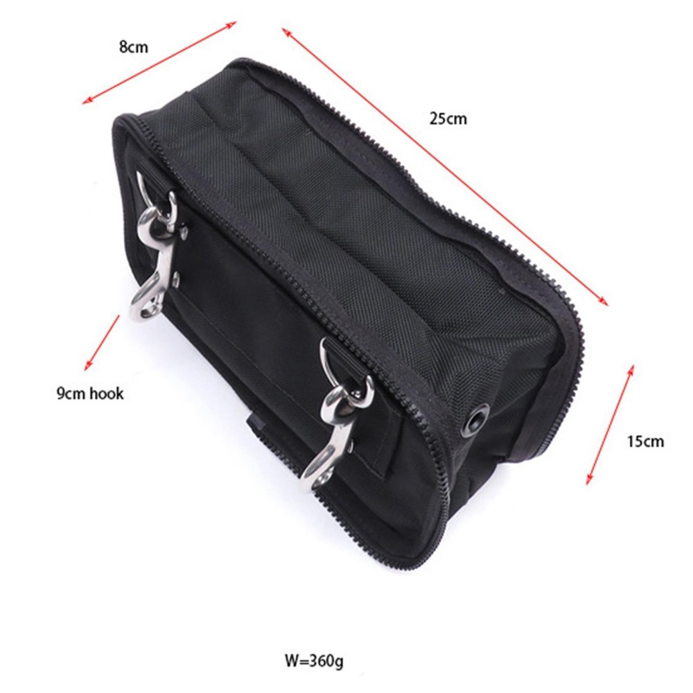 Scuba Diving Storage Bag Backpack Double Ended Snap Hook Nylon Accessories